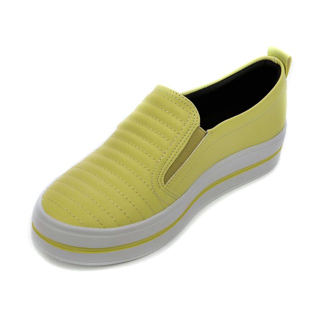 Tenis Quiz 65-1791-04 Slip On Calce Fácil Feminino Branco