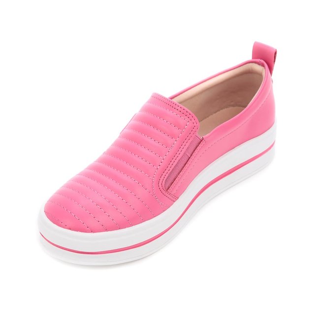 Tenis Quiz 65-1791-04 Slip On Flatform Calce Fácil Feminino