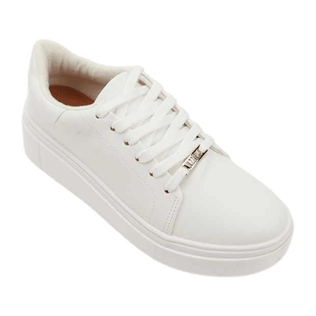 Feminino Vizzano Plataforma Tenis Branco Feminino Salto Plataforma