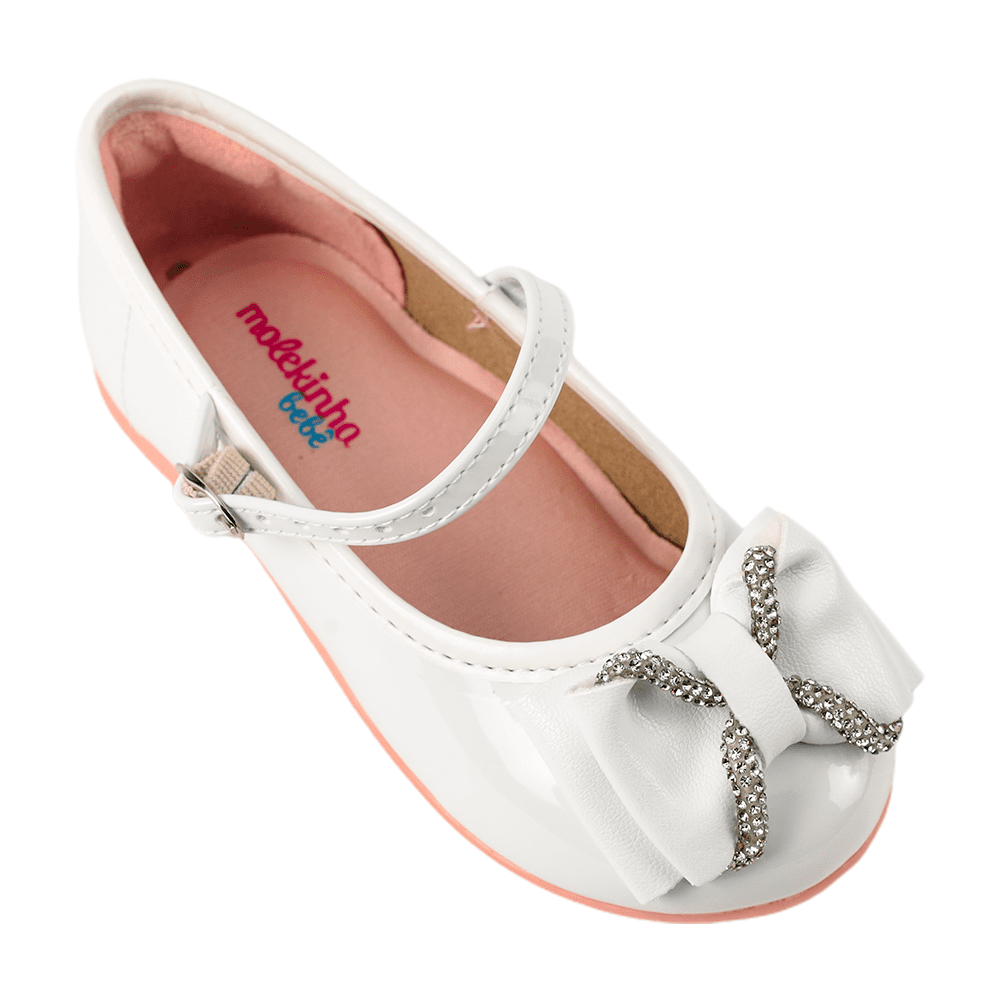 Sapatilha Menina Bebê Laço Molekinha Feira de Calçados