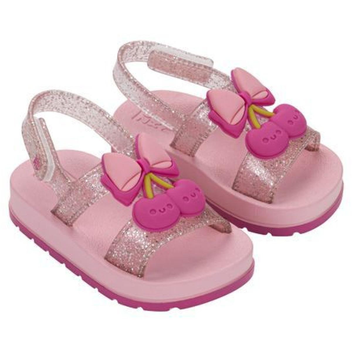 Sandália Bebê Menina Velcro Grendene Zaxy 19265.BQ261 | Feira de