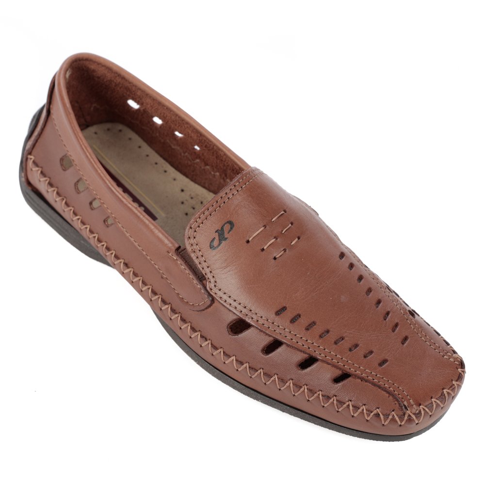 Mocassim Masculino Casual em Couro Pegada ﻿140774 Feira de Calçados