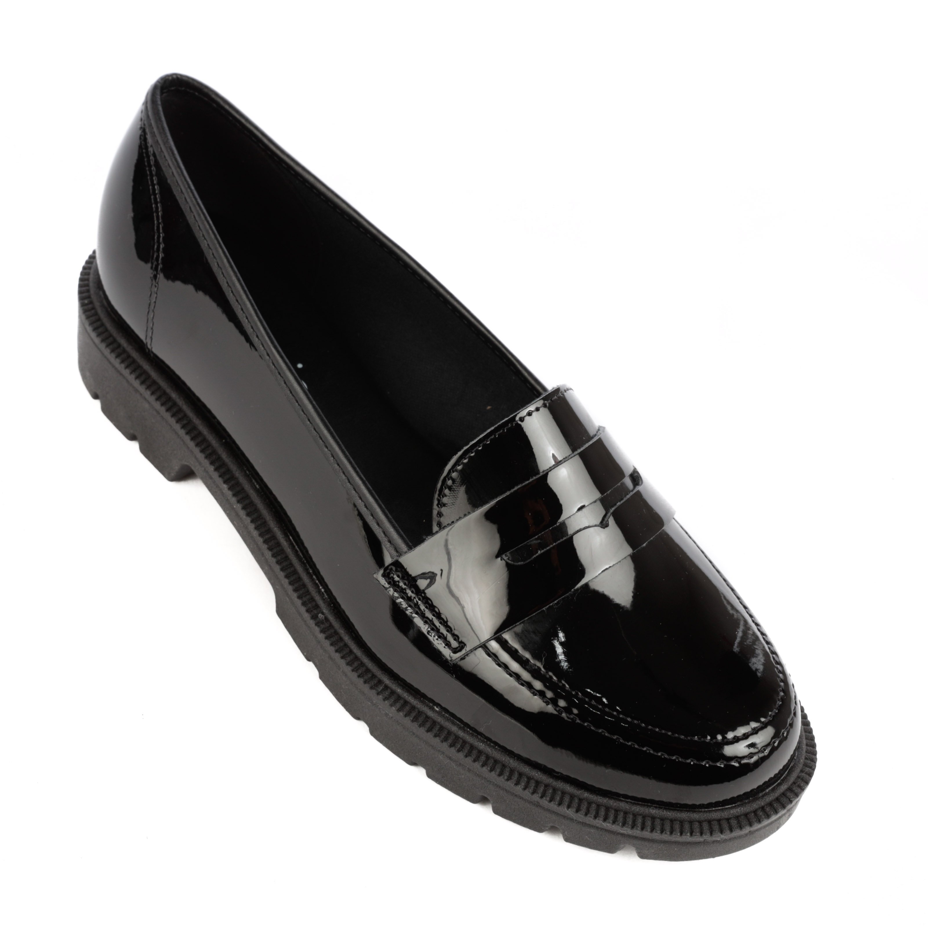 Mocassins Femininos Mocassim Beira Rio Verniz Preto Sapato Beira