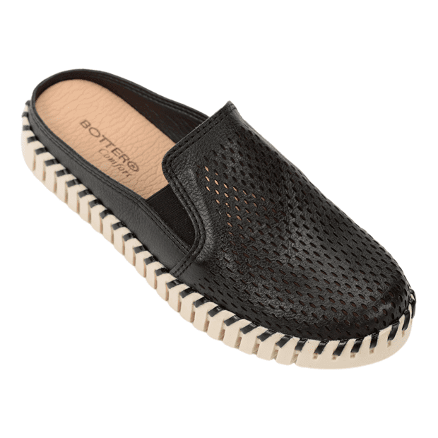 Off White Mule Via Uno Bico Redondo Mule Bottero Mule Feminino