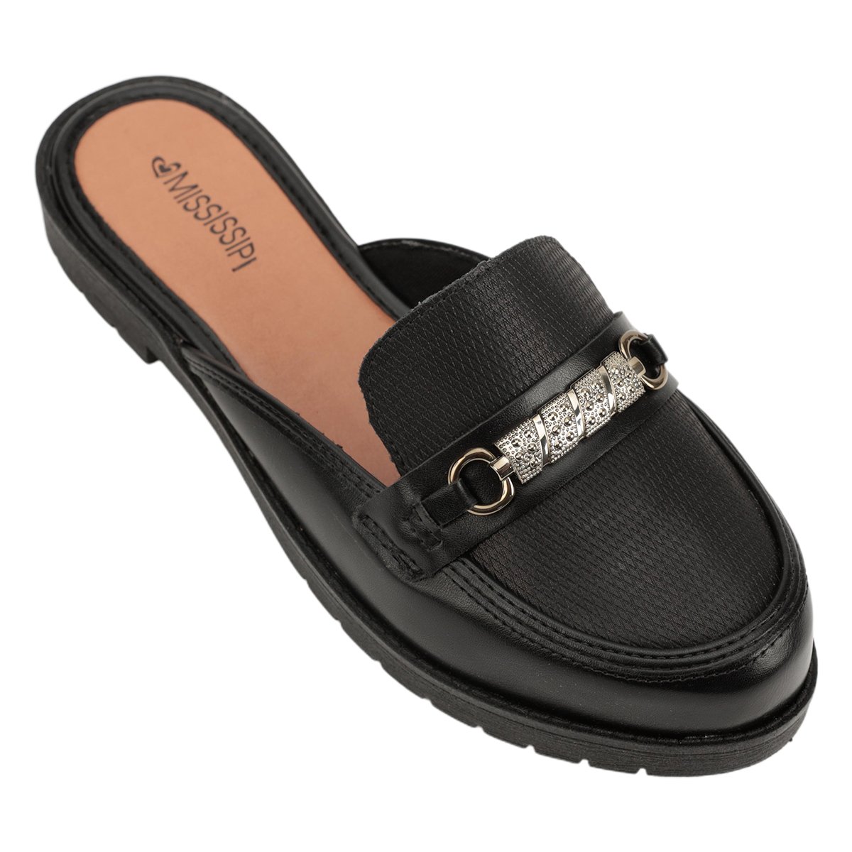 Sapato Mule Mule Feminino Bico Redondo Sapato Mule Feminino Modare