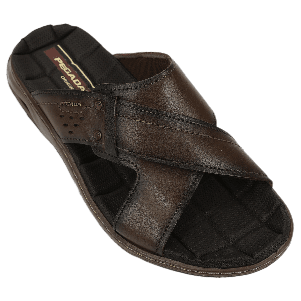 Chinelo Masculino Casual Couro Pegada 133236 | Feira de Calçados