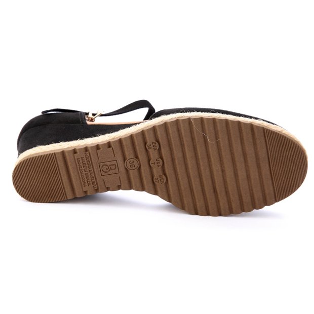 Sandalia Anabela Espadrille Feminina Bebece T5814 751 Feira De Calcados