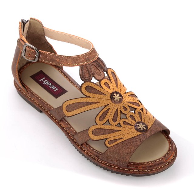 Sandália Rasteira Feminina J.Gean DT0009 | Loja Online