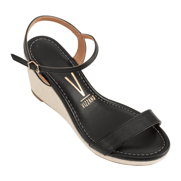 Sandália Feminina Sandalia Flatform Vizzano Preta Sandália