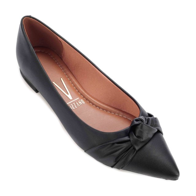 Sapatilha Feminina Bico Fino Vizzano Feira de Calçados