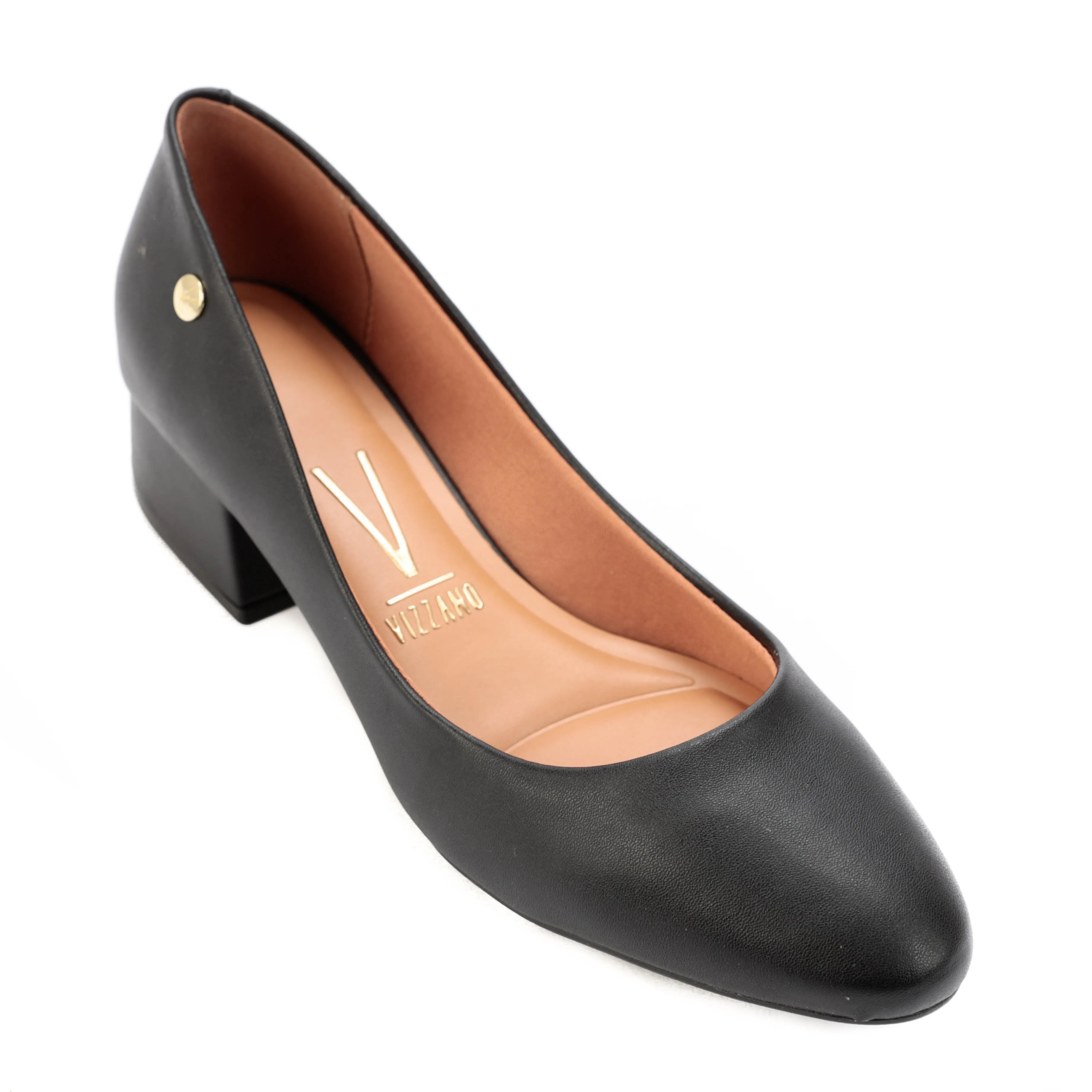 Sapato Scarpin Feminino Salto Bloco Vizzano Feira de