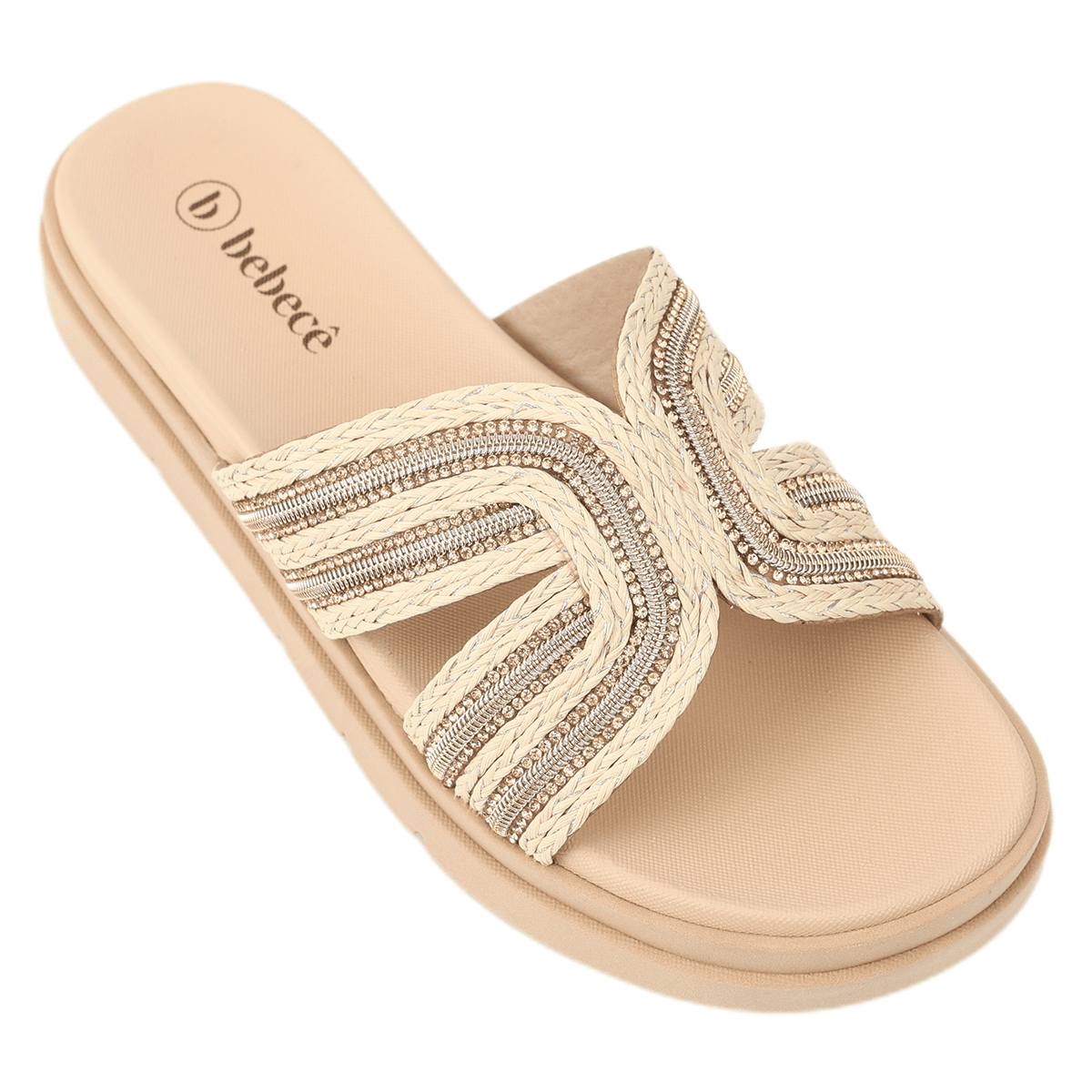 Tamanco Feminino Plataforma Bebecê T2210-143 Feira de Calçados