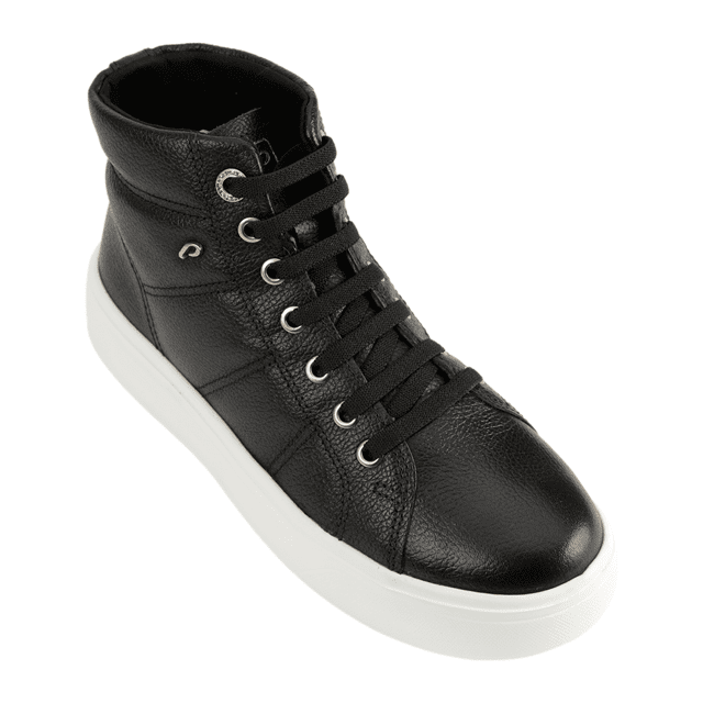 Tênis Feminino Tenis Bota Couro Tênis Cano Alto Feminino Flatform