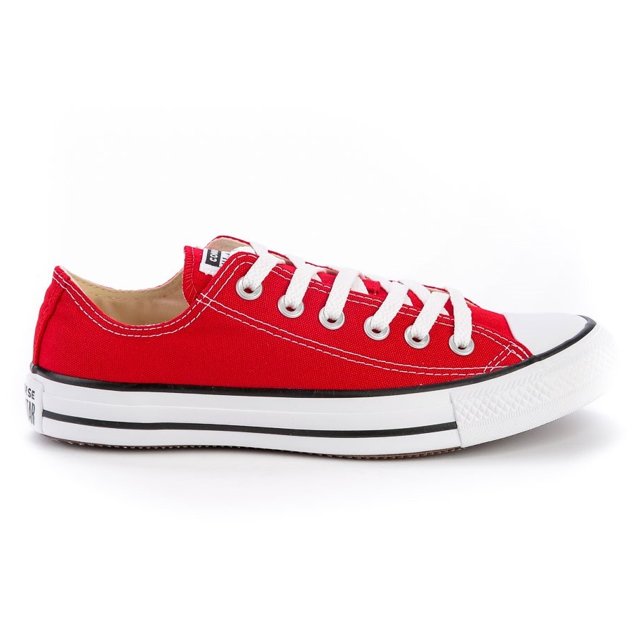 Tênis All Star Converse All Star Vulcanizado Feminino Preto e Vermelho