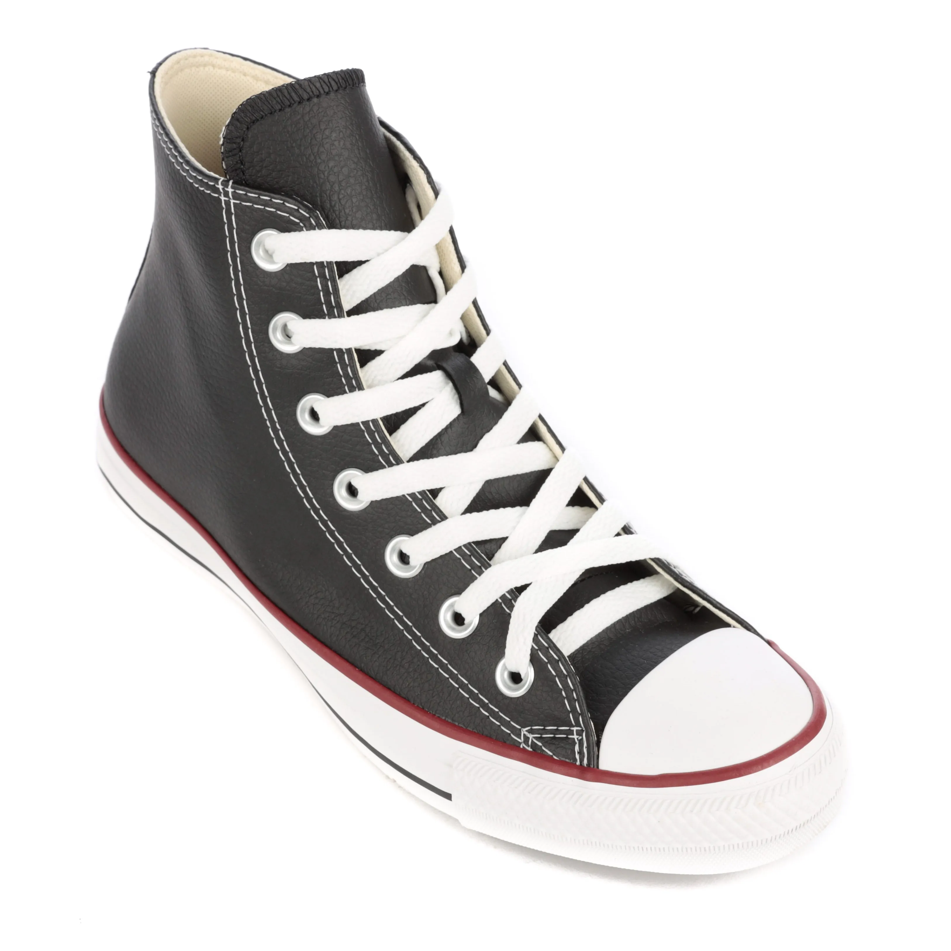 Tênis Cano All Star Couro Cano Alto Preto Shoe All Star Preto De Couro Cano Alto Tênis Cano Alto Feminino