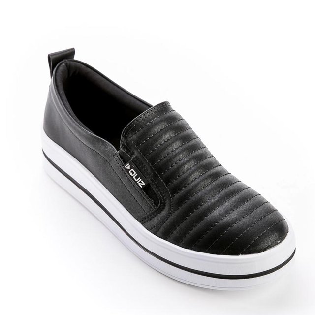 Tênis Feminino Tênis Quiz Flatform Preto Quiz Feminino Tênis