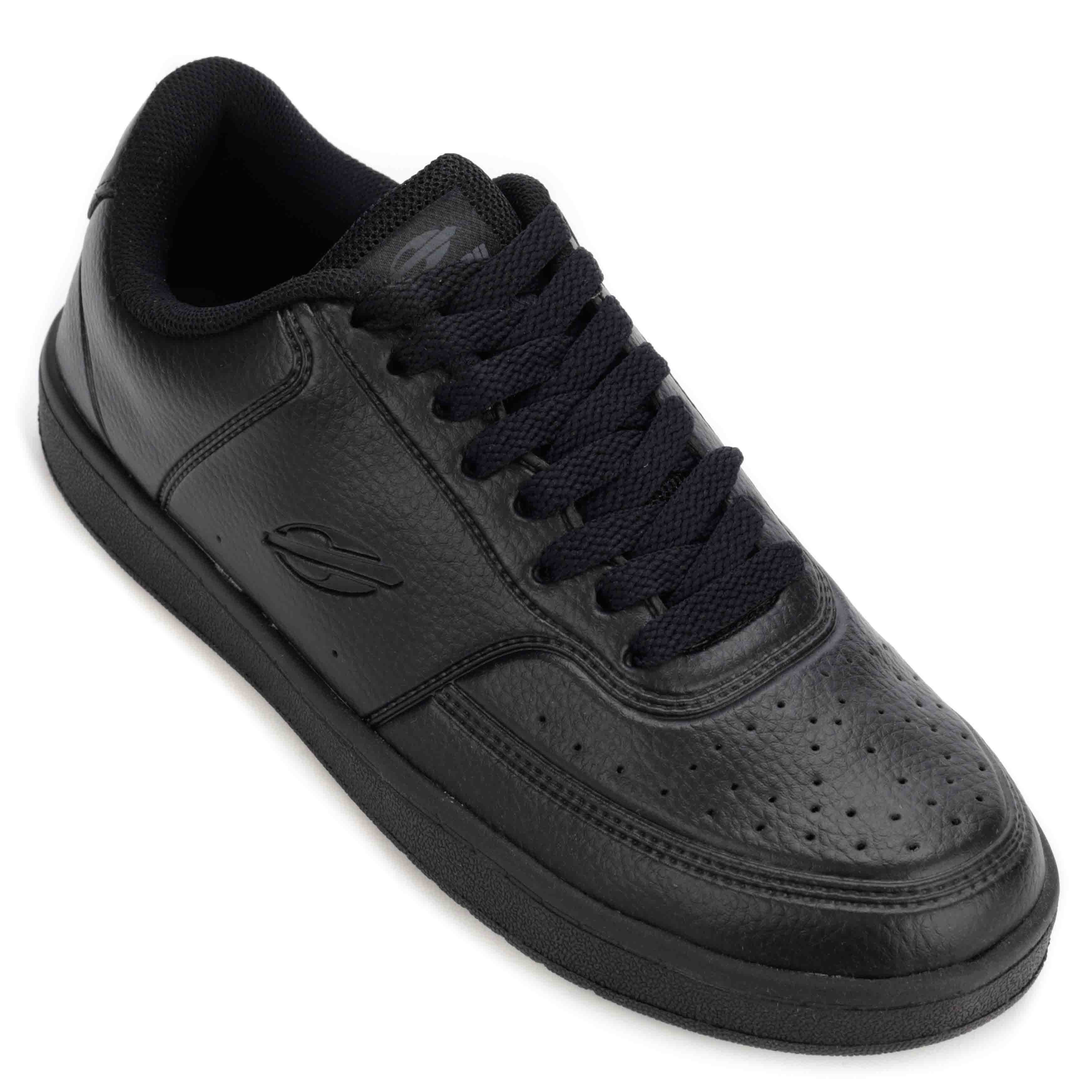 Tenis masculino hot sale rasteiro preto