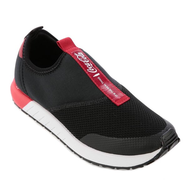 Tênis Slip On Feminino em Malha Coca-Cola Valley CC1880 | Loja Online