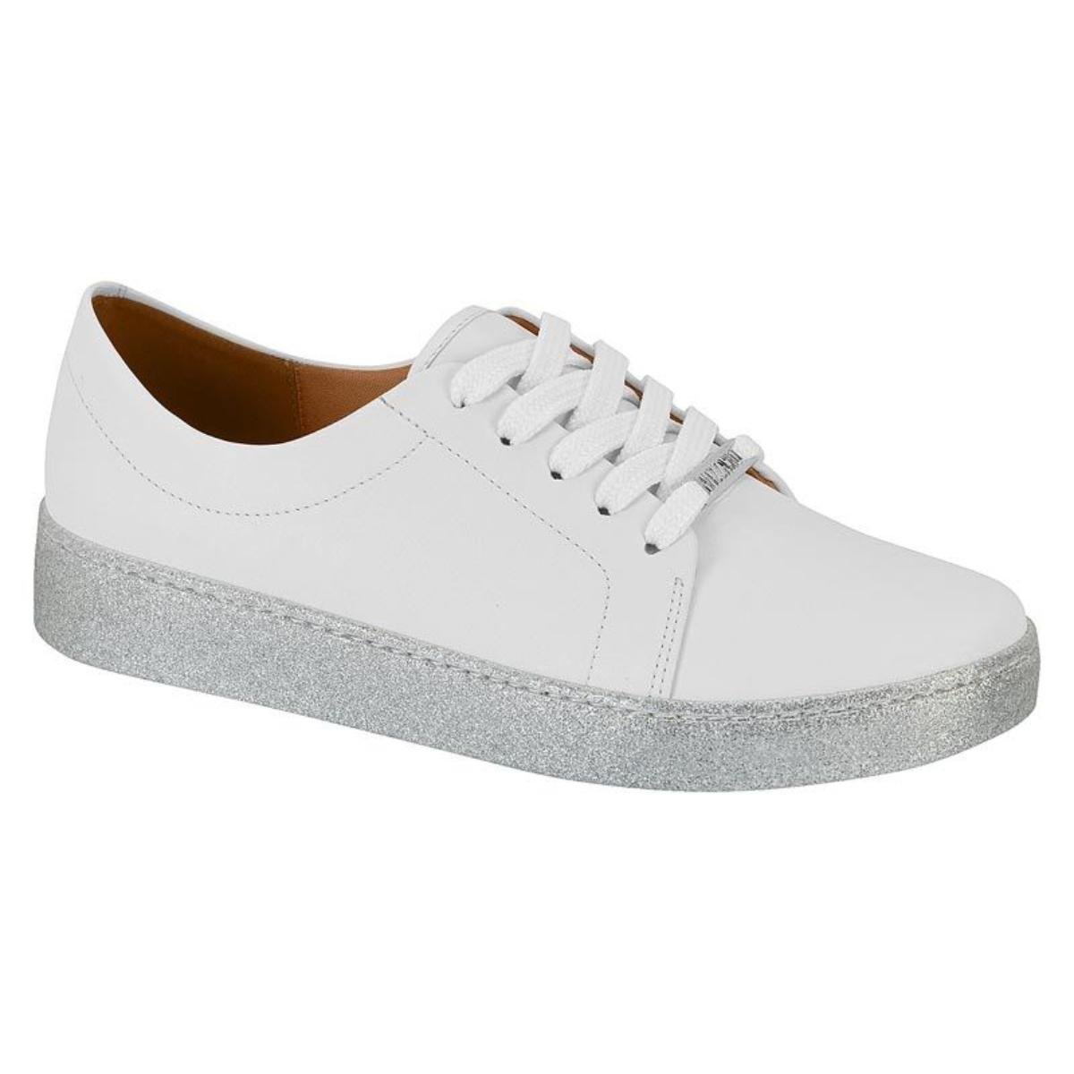 Tênis Branco Tenis Vizzano Maxxi Glitter Tênis Vizzano Feminino