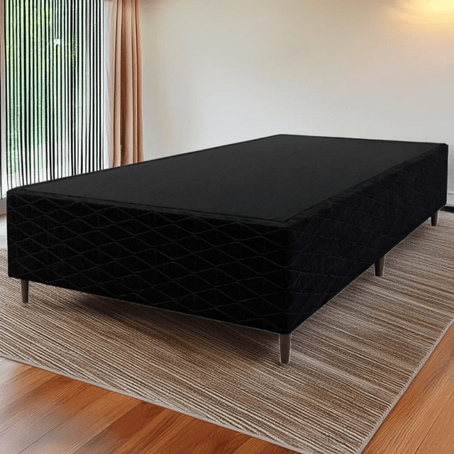 Base para Cama Box de Solteiro Paropas com Tampo Fechado | Luna Móveis