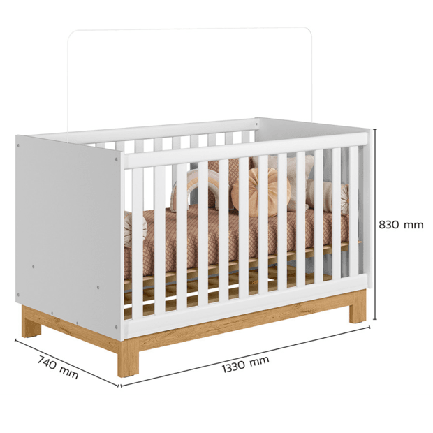 Berço Mini Cama Retrô 2x1 | Luna Móveis
