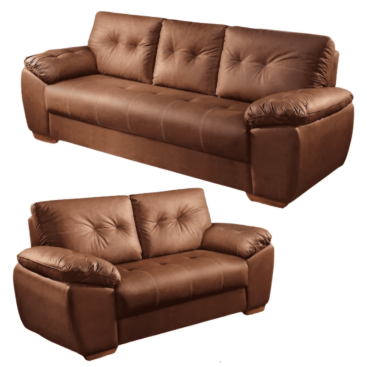 Sofá 3x2 Lugares Tecido Coss Luna Móveis