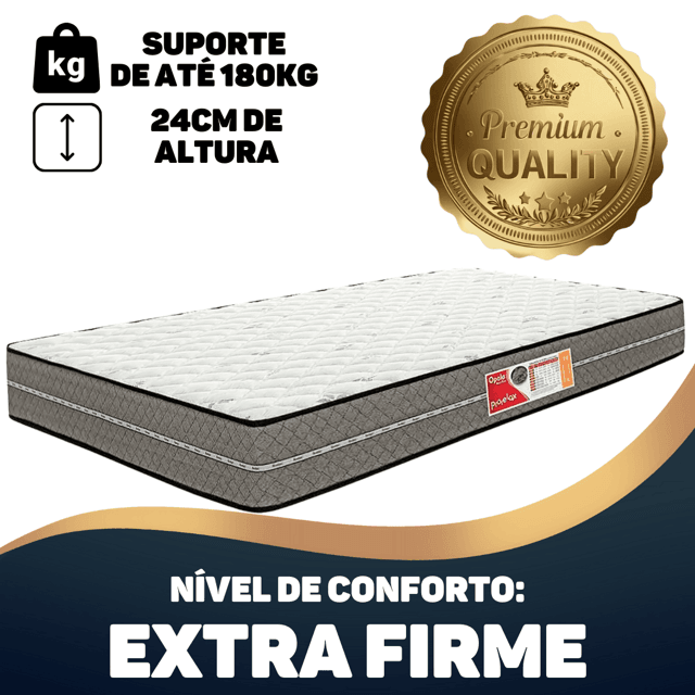 Colchão solteiro para 180kg Opala