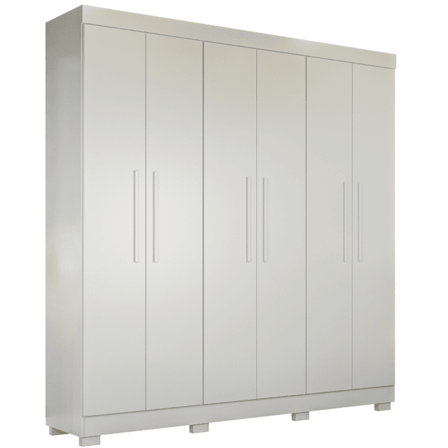 Guarda-roupa de Casal 100% MDF 2,10m | Luna Móveis