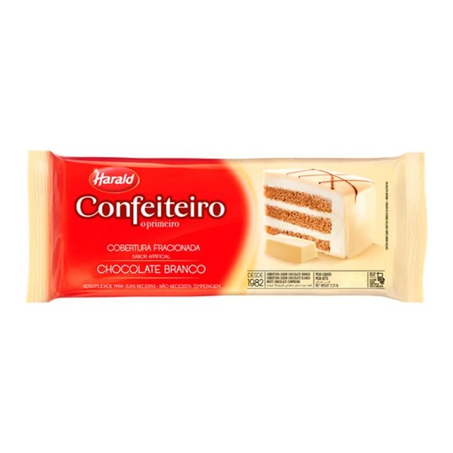 CHOCOLATE CONFEITEIRO BRANCO MELKEN BARRA 1,01KG