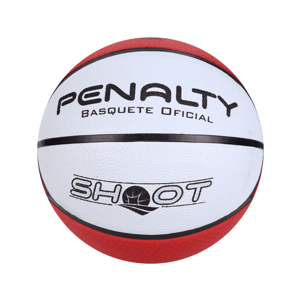 Bola de Basquete Penalty Shoot X Vermelha e Branca - RR Store