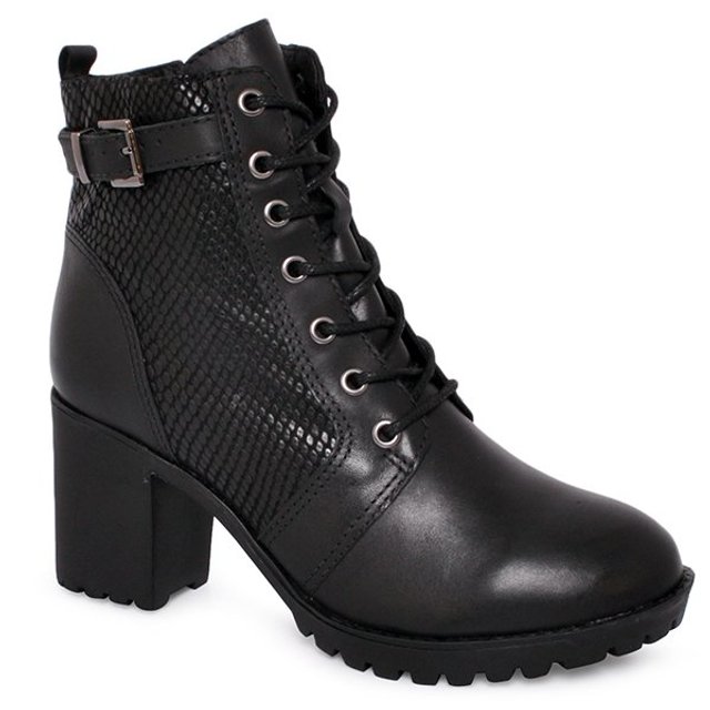 bota coturno bottero preta