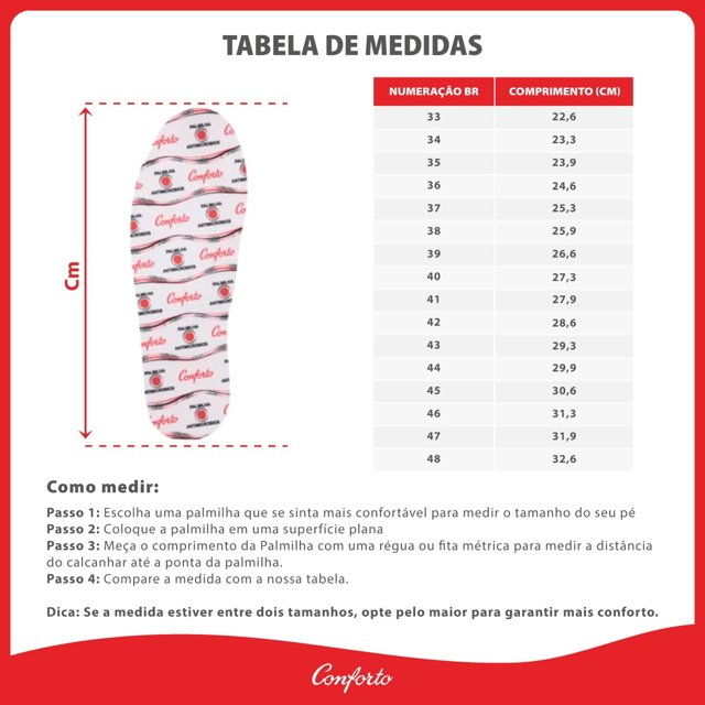 Tabela Tamanho Tenis Loja De Sapatos NumeraÃ§Ã£o Grande Tênis Nike