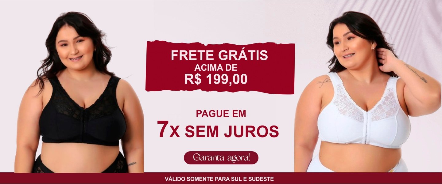 Recriar Lingerie Plus Size Produtos do Tamanho 44 ao 62