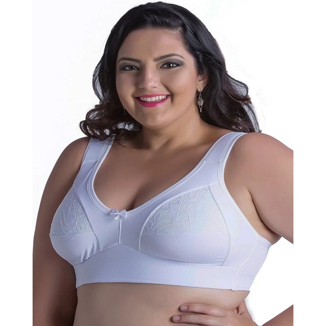 Sutiã Suzy Plus Size Em Microfibra E Renda Recriar Lingerie Plus Size