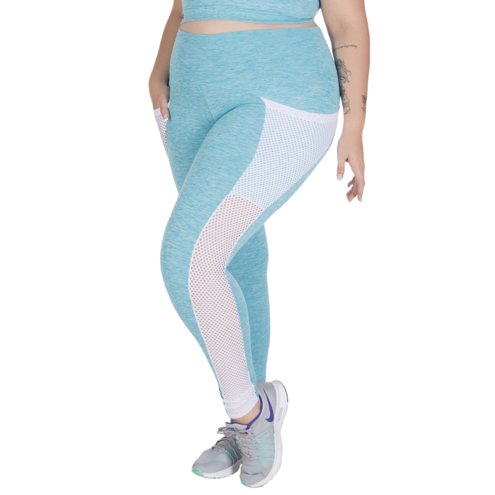 calca-fitness-plus-size-tamyra-com-tela-new-melange-azul-frente-modelo