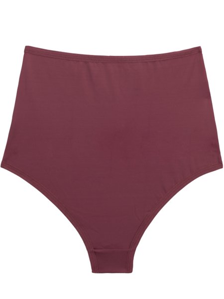 Calcinha Plus Size Hot Pant Bia Bordo Recriar Lingerie Plus Size 