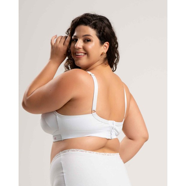 Sutiã Suzy Plus Size Em Microfibra E Renda Recriar Lingerie Plus Size