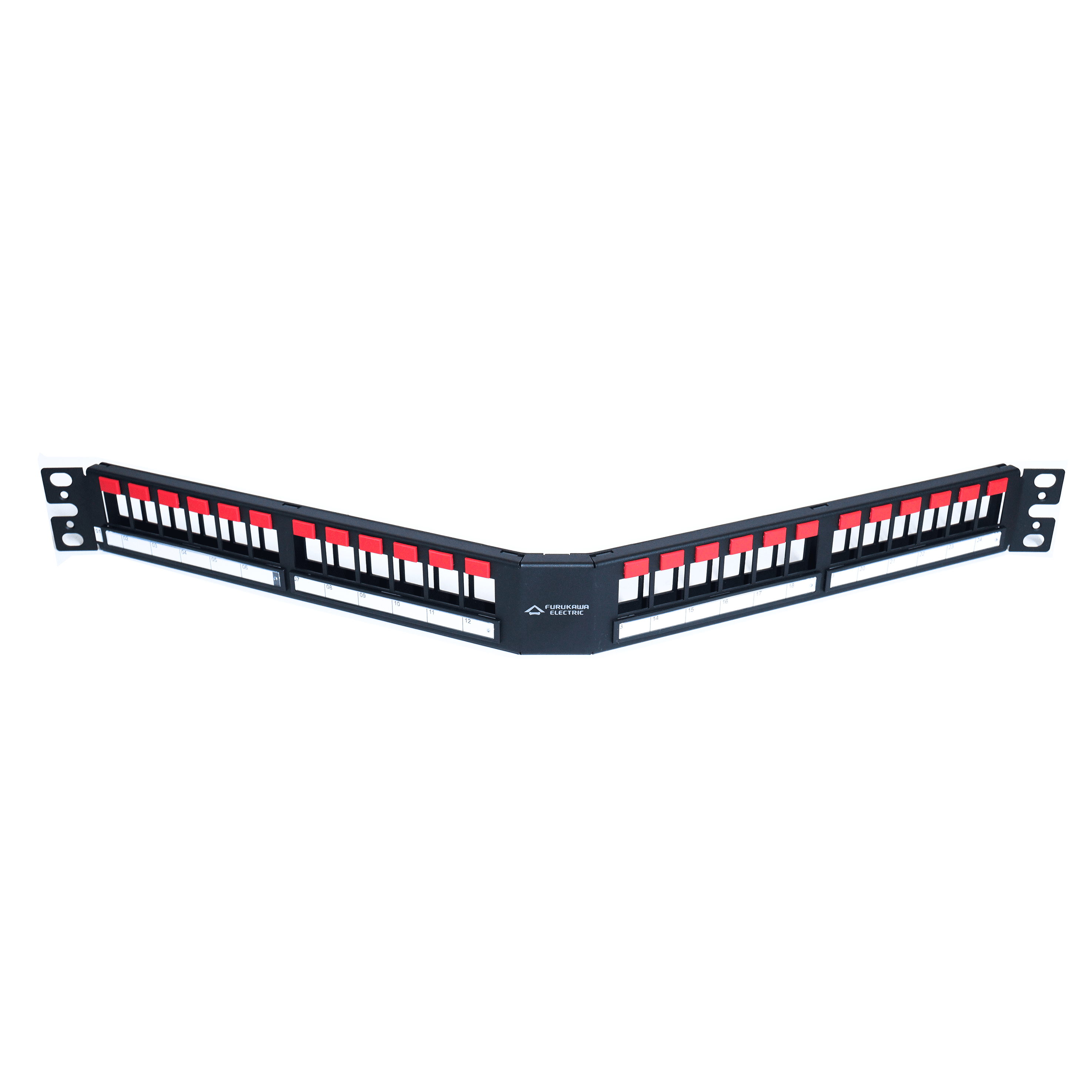 Patch Panel Furukawa 24 portas Descarregado Angular | Happy Outlet