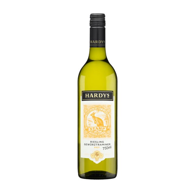 Vinho Branco Australiano Meio Seco Hardys Stamp of Australia Gewürztraminer Riesling