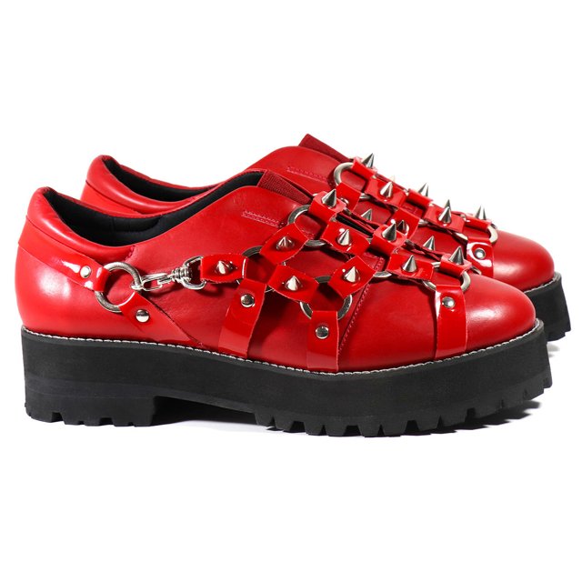 SAPATO BDSM VERMELHO PLATAFORMA (SOB ENCOMENDA) | Nastra Shoes