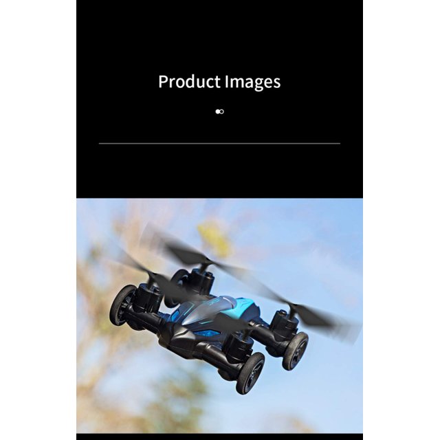 Mini Carro Voador Anfíbio RC, Quadcopter Drone para Crianças, Ar