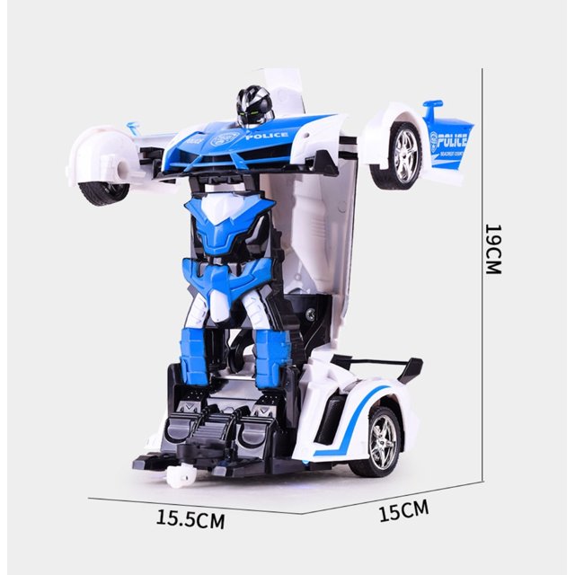 Robô De Carros RC Recarregável De 2,4 Ghz Para Controle Remoto Infantil  Transform Robot Car