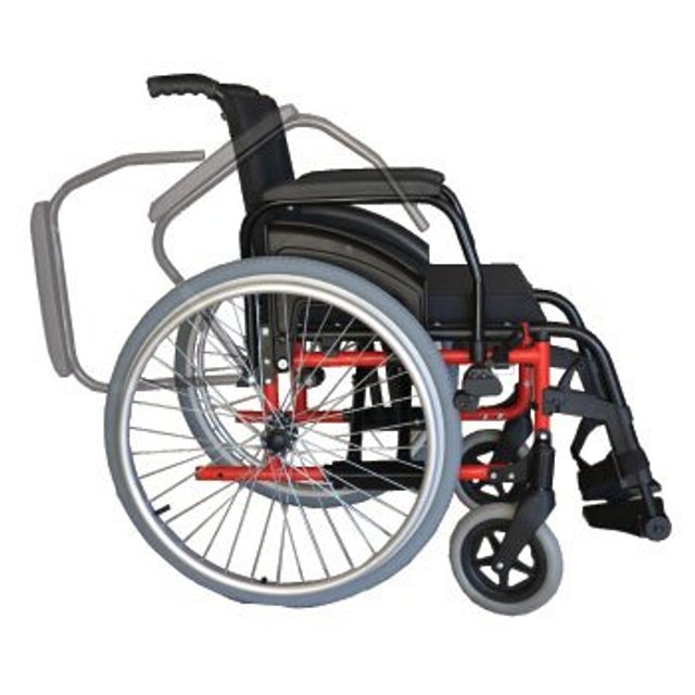 Cadeira de Rodas Alumínio AVD Dobrável - Ortobras