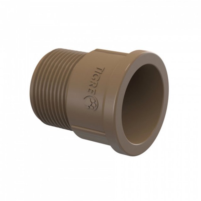 ADAPTADOR CURTO PVC SR 25X3/4 TIGRE | PEQUENA E GRANDE