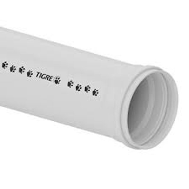 TUBO PVC EG LEVE 200MM 6MT TIGRE | PEQUENA E GRANDE
