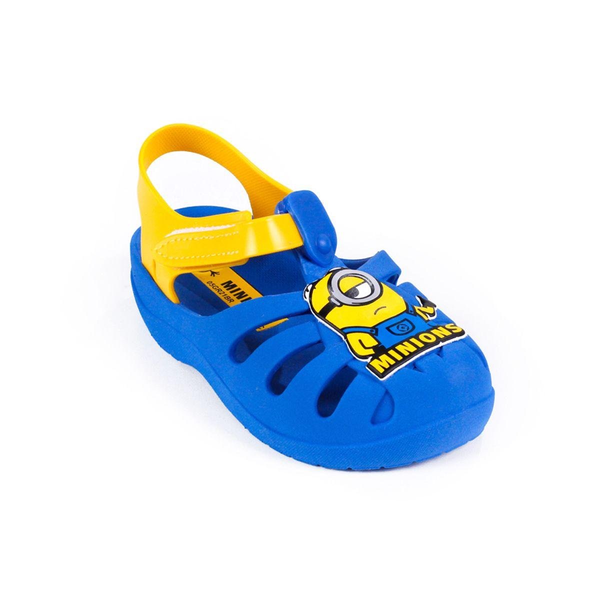 Sandália Grendene Minions Infantil Masculina | MB Lojas