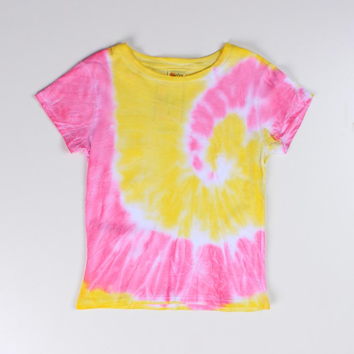 blusa rosa tie dye