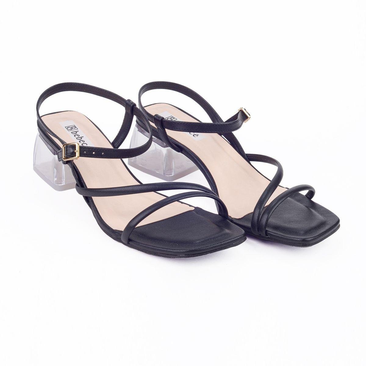 Compre Sandália Bebecê Salto Fino Prata/Dourada Bebecê Online