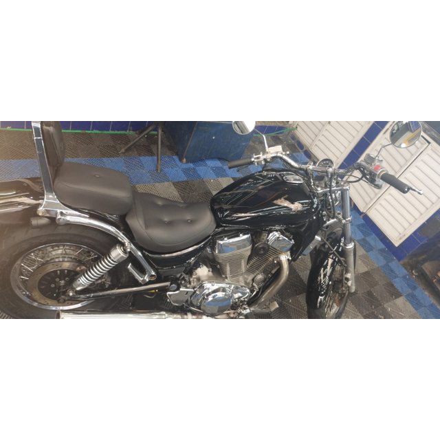 Selle Avec Ressorts Pour Moto Custom Type Suzuki Intruder VS 1400/800 - Siège Solo, Look Bobber - 10