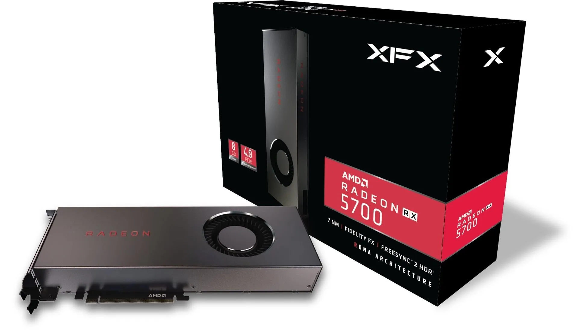 Placa de Video XFX Radeon RX 5700 8GB 256bit GDDR6 - RX-57XL8MFG6